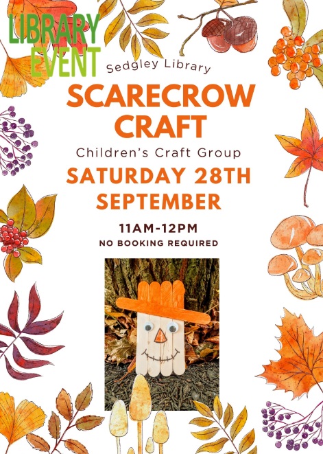 Sedgley Library - Scarecrow Craft